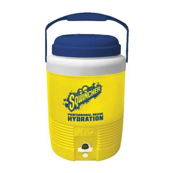 Beverage Cooler, 2 gal., Yellow