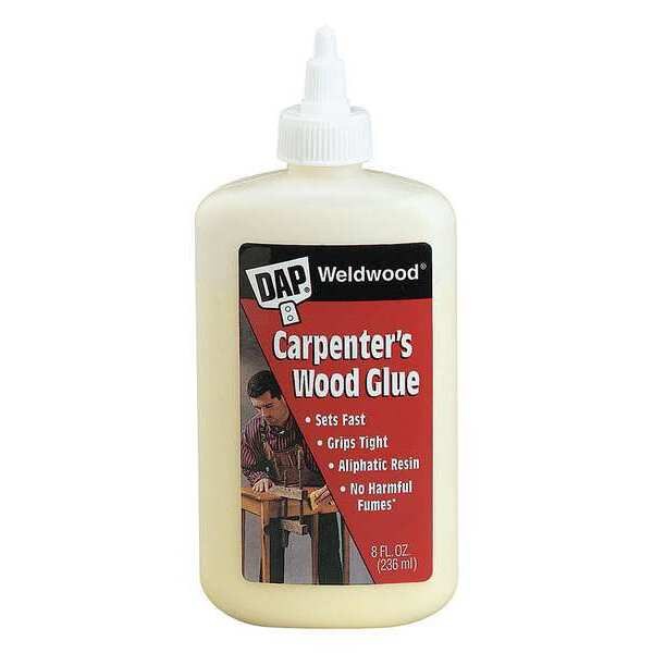 Wood Glue, Weldwood Series, Yellow, 3 day Full Cure, 8 oz, Bottle
