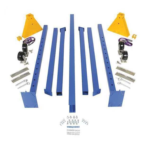 Adj. Gantry Crane, Blue, 12.5 ft. Inside W