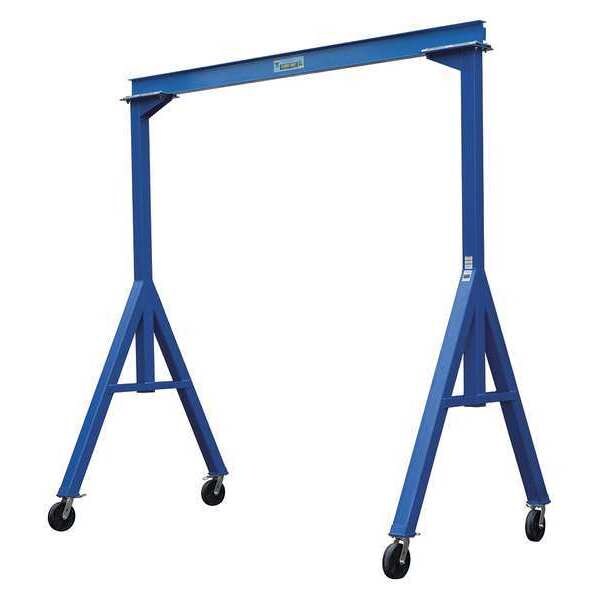 Fixed Gantry Crane, Steel, Blue, 4000 lb.