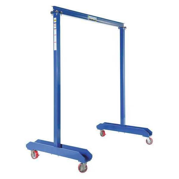 Portable Gantry Crane, Steel, Blue, 2000lb.