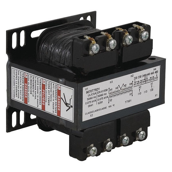 Trfmr Control 75Va Multiple Voltages
