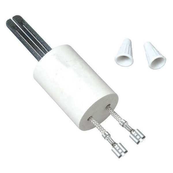Hot Surface Ignitor, LP/NG, 120V AC, 1 3/8 in L., Silicon Carbide