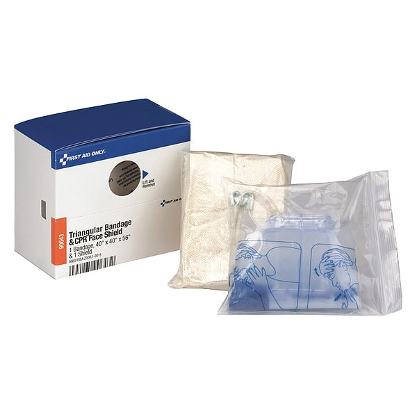 First Aid First Aid Kit Refill, Paperboard, 1 Person