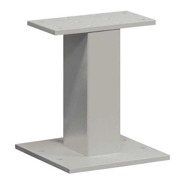 Standard Pedestal, Gray, Powder Coated, Bolt, 3, 4
