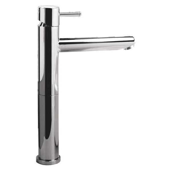 Lever Handle Single Hole Mount, 1 Hole Bathroom Faucet, Polished chrome