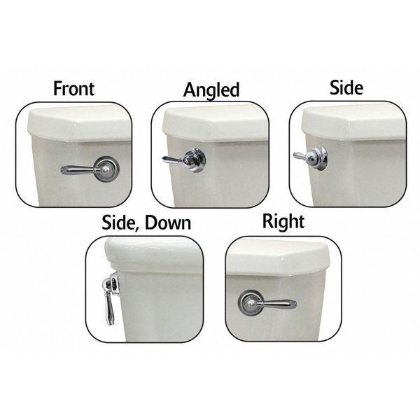 Classic Trip Lever, Universal, SS, Chrome