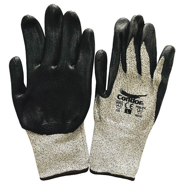 Cut Resistant Coated Gloves, A3 Cut Level, Nitrile, XL, 1 PR