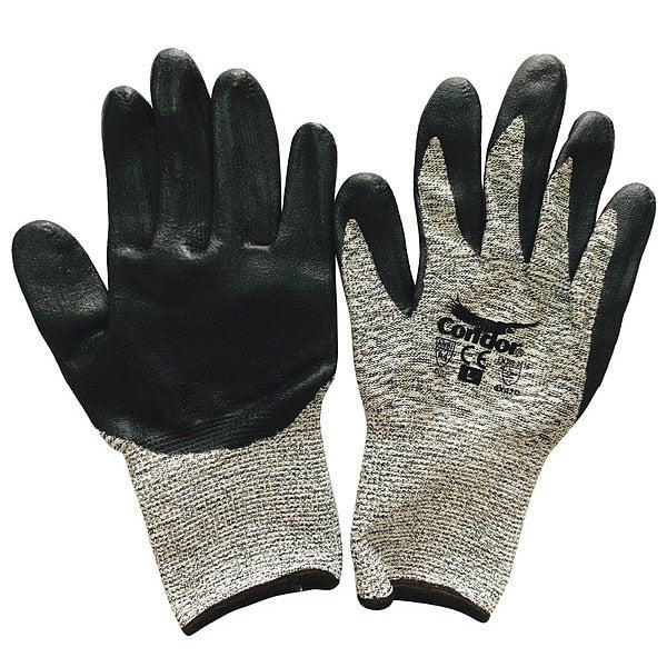 Cut Resistant Coated Gloves, A4 Cut Level, Nitrile, XL, 1 PR
