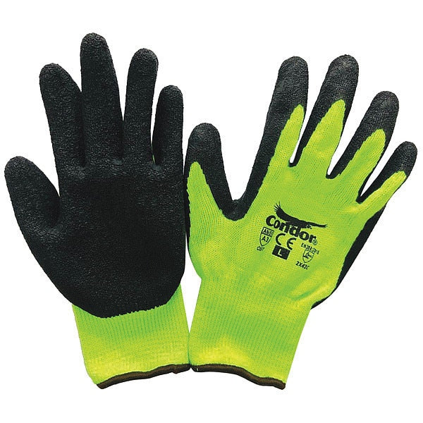 Cut Resistant Coated Gloves, A3 Cut Level, Natural Rubber Latex, XL, 1 PR