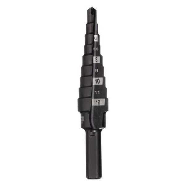 4MM-12MM Step Bit, 9 Hole