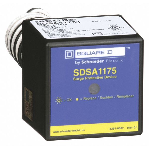 SPD T1 SDSA 36KA 120V 1P2W