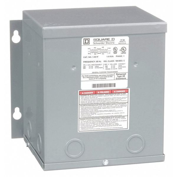 Xfmr Dry 1Ph 15Kva 240X480V120/240V