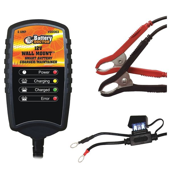 Battery Charger, Automatic Charging, Maintaining For Battery Voltage: 12