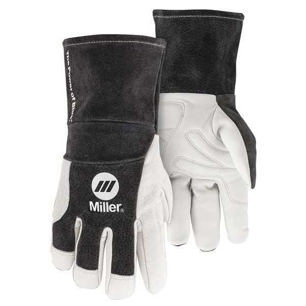 MIG/Stick Welding Gloves, Pigskin Palm, L, PR