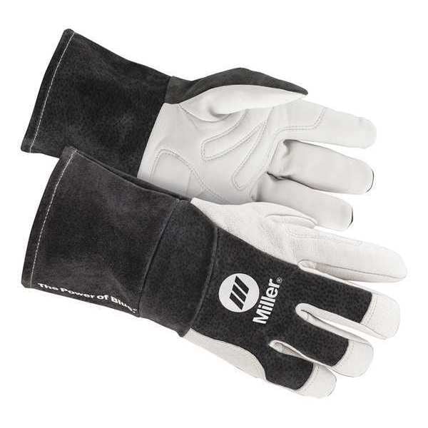 MIG/Stick Welding Gloves, Pigskin Palm, L, PR