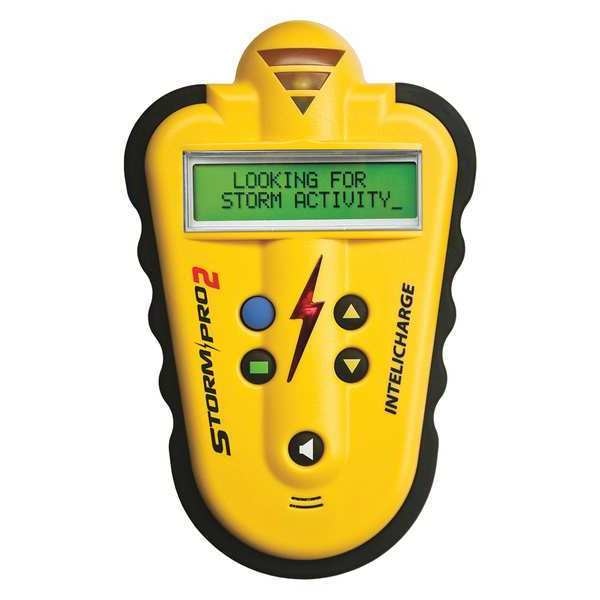 Lightning Detector, 3-13/32 in. W, 14 oz.