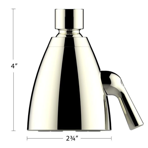 Polished Nickel Shower Head 3-Spray