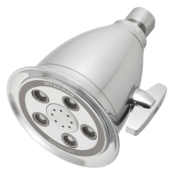 wall, Shower Head, Brushed Chrome, Wall