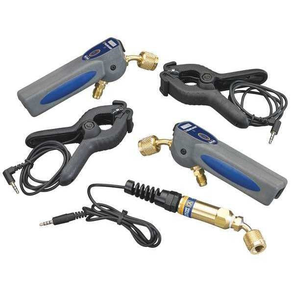 Digital Pressure Temp. Gauge, 2 Valves