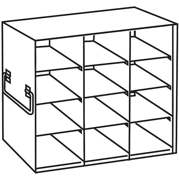 Freezer Rack, for 100 Place 2in Box, SS