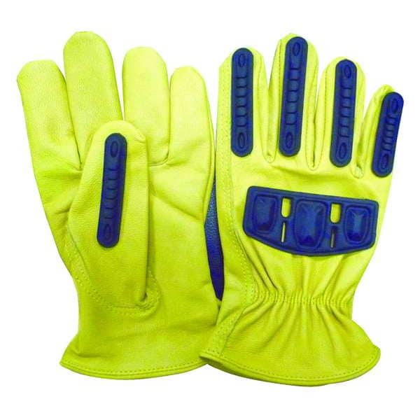 Gloves, 2XL, Gold/Yellow, Jersey, PR