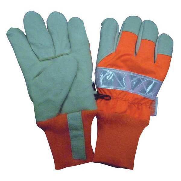 Gloves, L, Gold/Orange, Thinsulate, PR