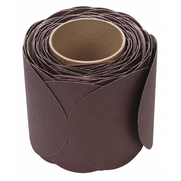 Cloth Disc Roll, 120 Grit, 5 in. Dia, Cloth