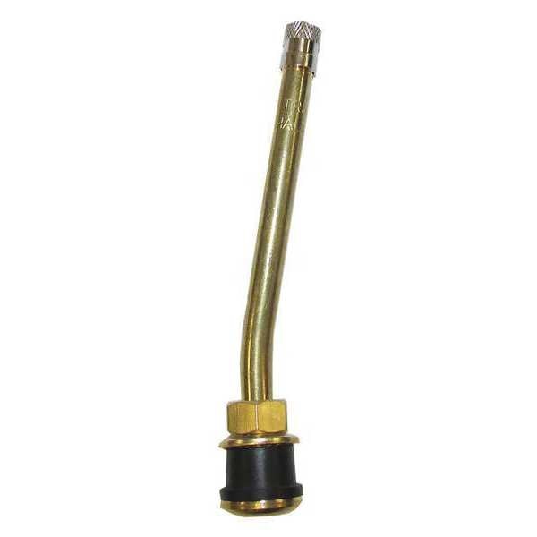 Tire Valve, 3-3/4 in. L, 0 to 200 psi, PK10