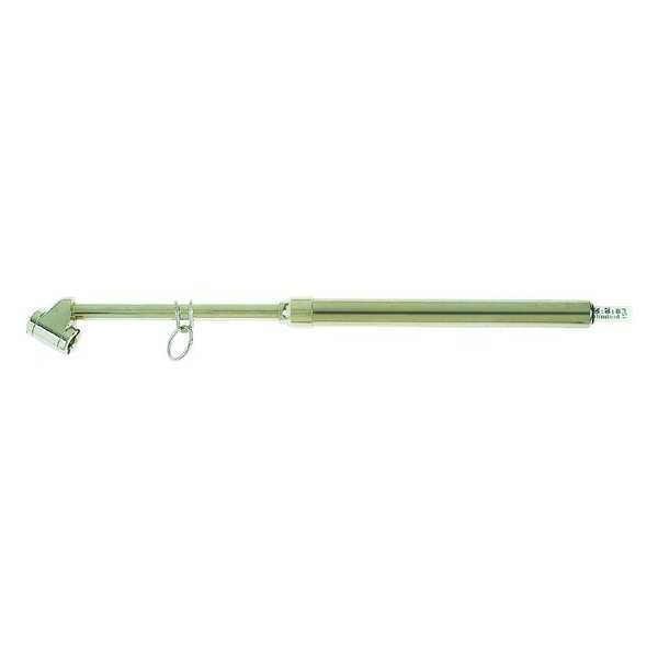 Truck Tire Gauge, Brass, 11 in. L