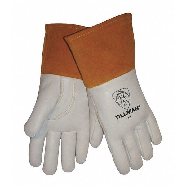 MIG Welding Gloves, Cowhide Palm, L, PR