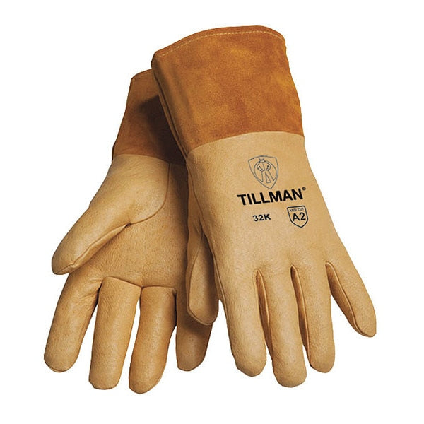 MIG Welding Gloves, Pigskin Palm, M, PR