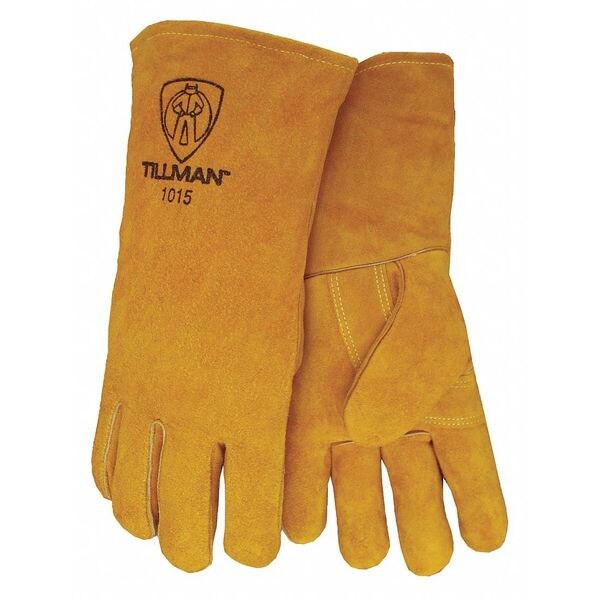 Stick Right Hand Only Welding Glove, Cowhide Palm, L