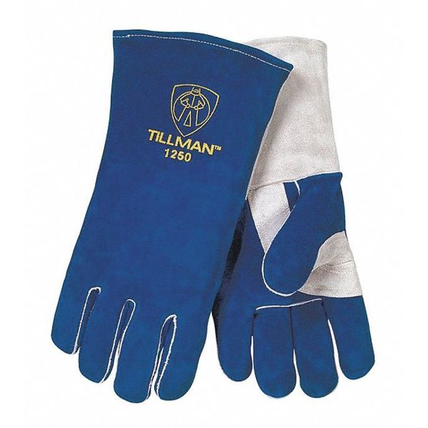 Stick Welding Gloves, Cowhide Palm, XL, PR