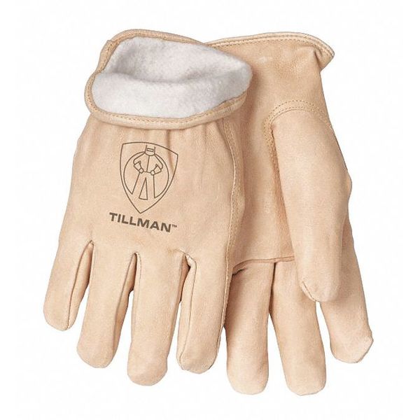 Cold Protection Drivers Gloves, Fleece Lining, XL