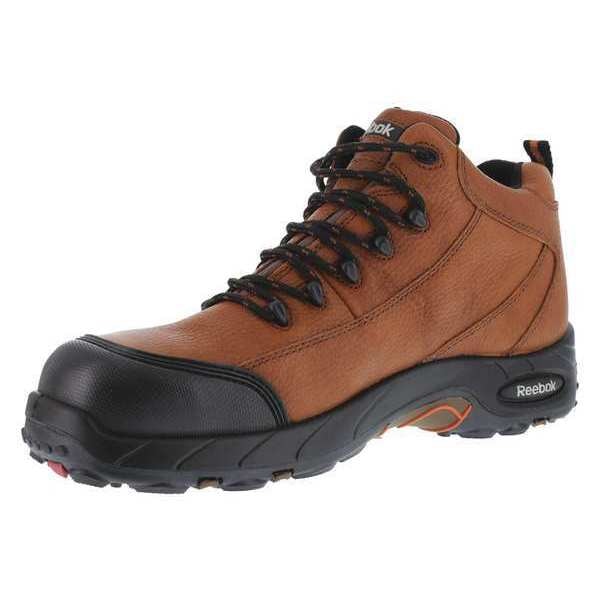 Work Boots, 8-1/2 Sz, Brown, 4in. H, Mens, PR