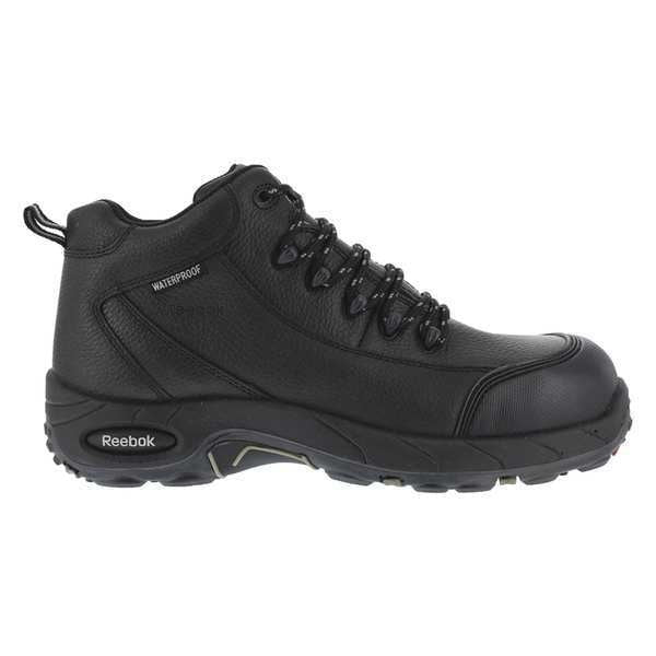 Work Boots, 11-1/2 Sz, Blk, 4 in. H, Mens, PR