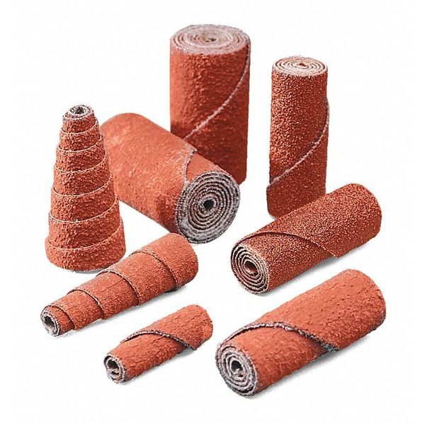 Full Taper Cartridge Roll, 60Grit, Ceramic