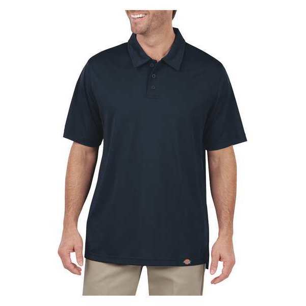 Short Sleeve Polo, Dark Navy, M
