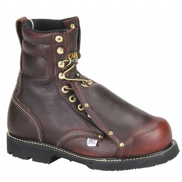 Size 12-1/2 Men's 8 in Work Boot Steel Work Boot, Briar Brown