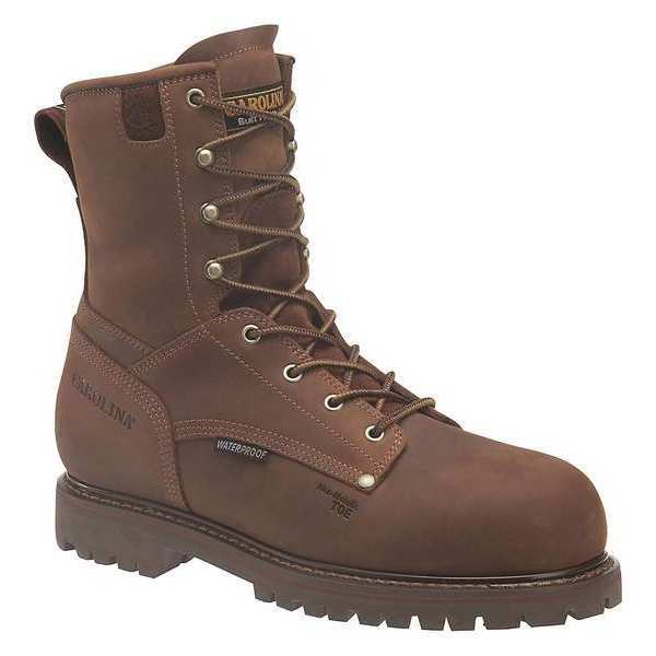 Size 15 Men's 8 in Work Boot Composite Work Boot, Brown