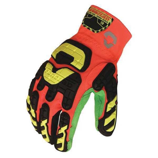 Impact Gloves, M, Synthetic Leather, PR