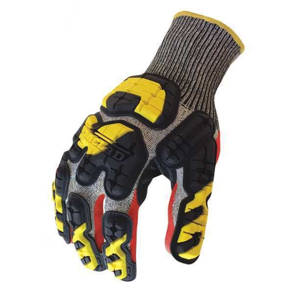 Impact Gloves, 2XL, Gauntlet Cuff, PR