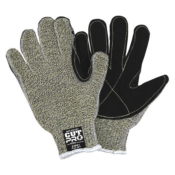 Cut Resistant Gloves, A7 Cut Level, Uncoated, XL, 1 PR