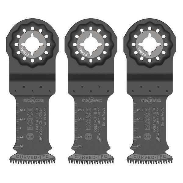 Oscillating Blade, Bi-Metal, 4 in. L, PK3