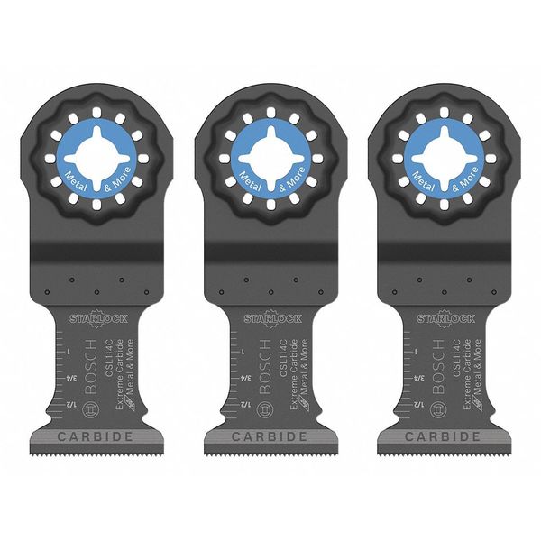 Oscillating Blade, Carbide, 4 in. L, PK3