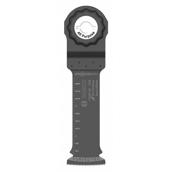 Oscillating Tool Blade, Straight, 4 in L
