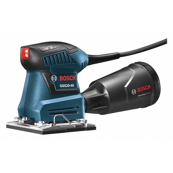 Orbital Sander, Soft Grip, 2.7 lb.