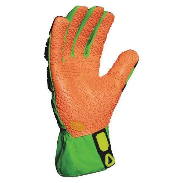 Anti-Vibration Glove, XL, Grn/Orng/Yllw, PR