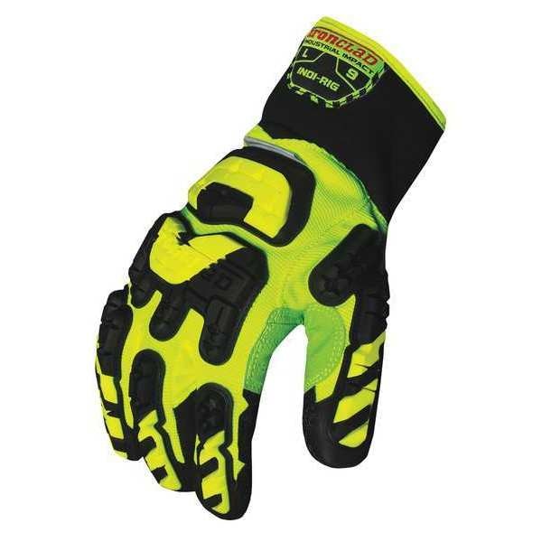 Impact Gloves, XL, Slip On Closure, PR